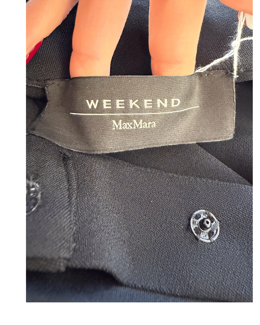 ABITO SMANICATO NERO WEEKEND MAXMARA TG 44