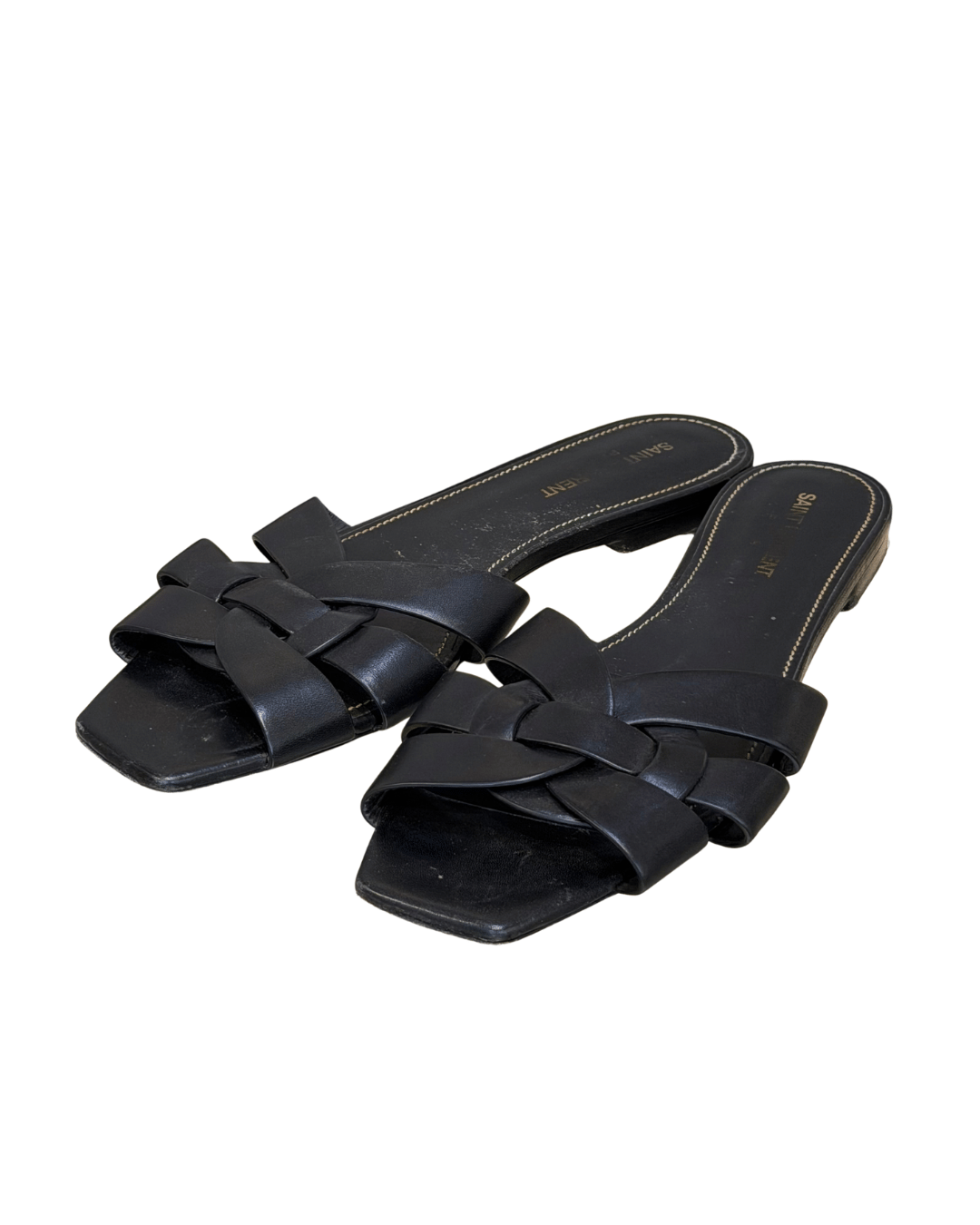 CIABATTINE TRIBUTE YSL PELLE NERA Nr 40