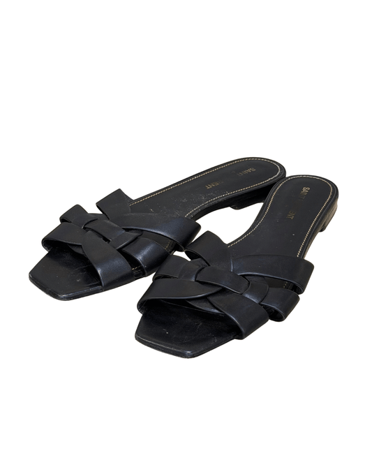 CIABATTINE TRIBUTE YSL PELLE NERA Nr 40
