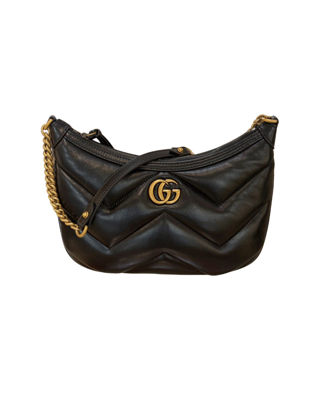 MEZZALUNA GUCCI MARMONT NERA