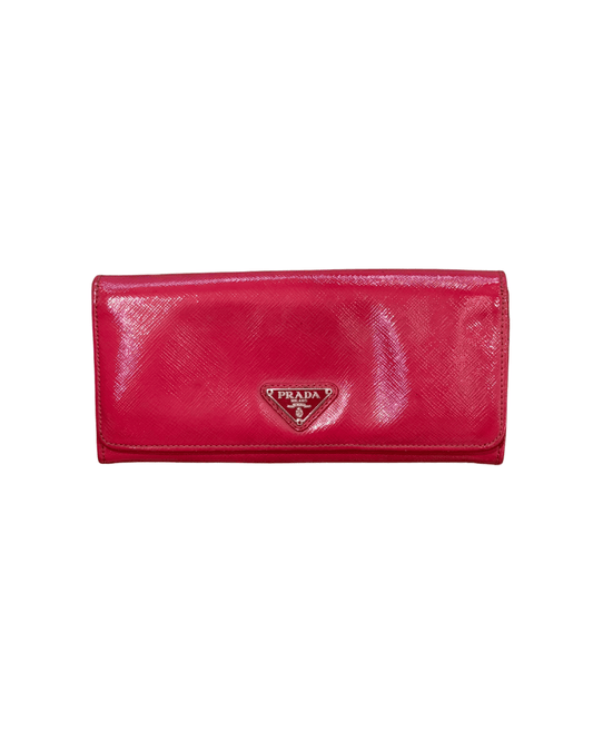 PORTAFOGLIO PRADA PELLE SAFFIANO FUCSIA