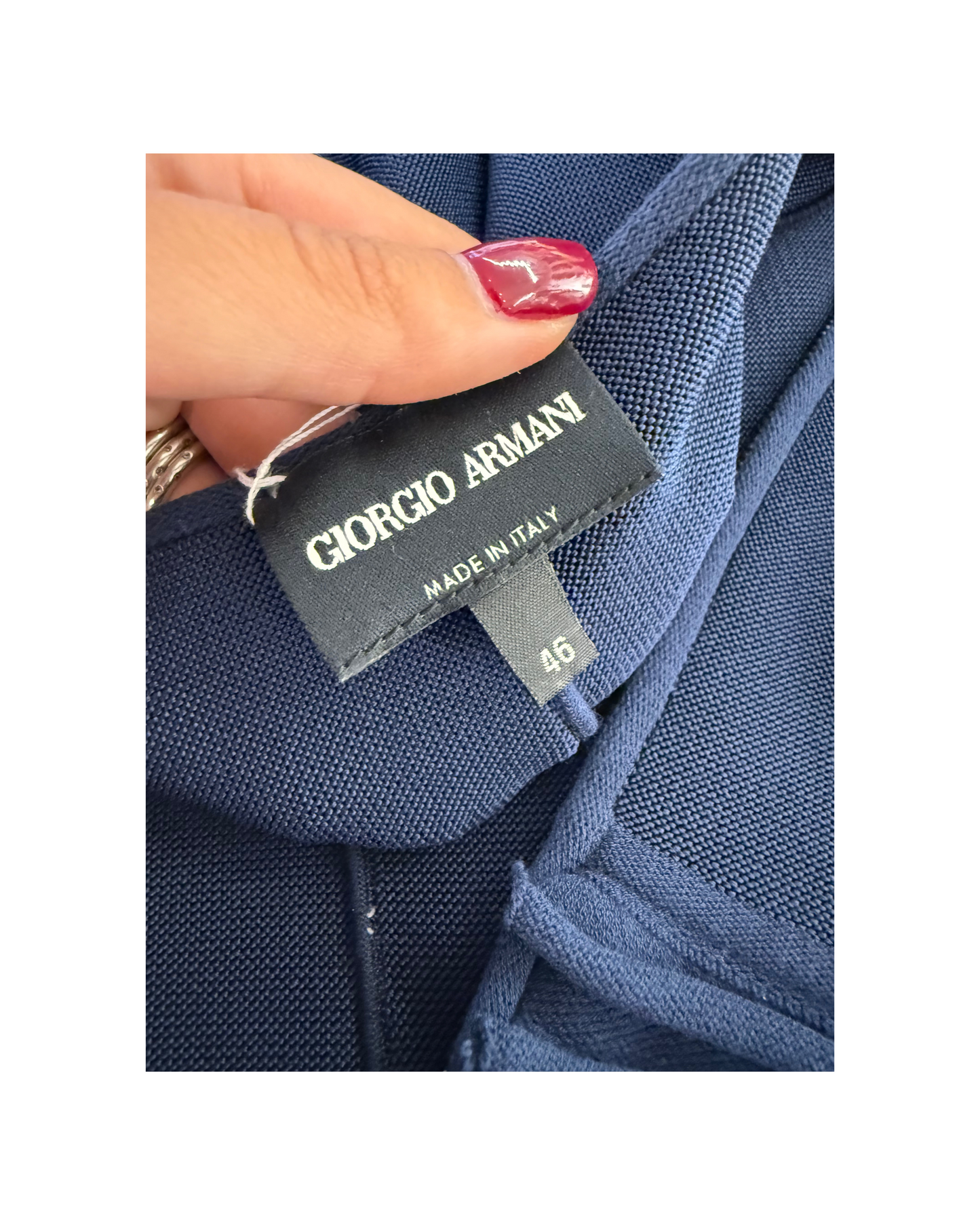 GIACCA ARMANI IN MAGLIA BLU