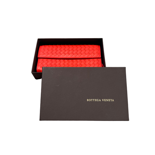 PORTAFOGLIO BOTTEGA VENETA CORALLO