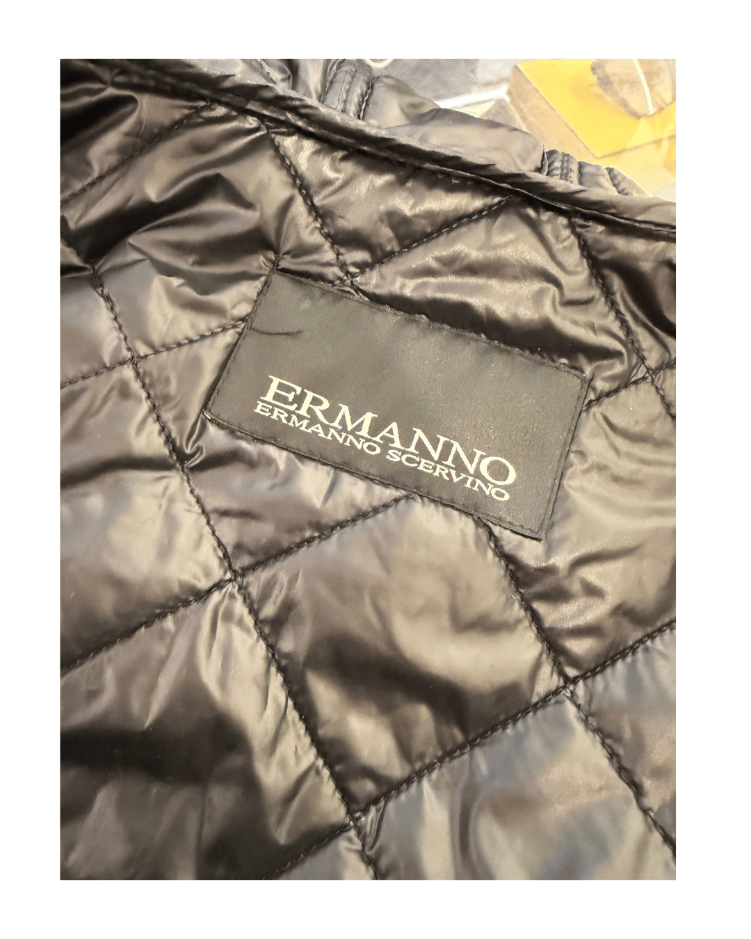 GILET SCERVINO NERO E LAPIN
