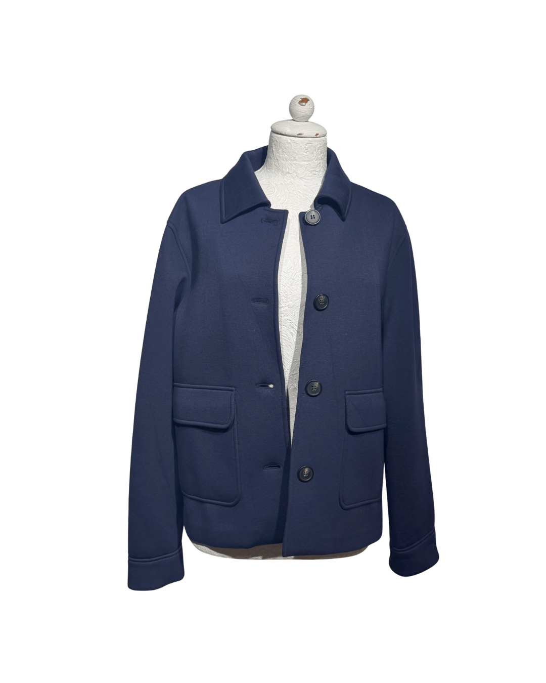 GIACCA FELPATA WEEKEND MAXMARA  BLU NAVY Tg L
