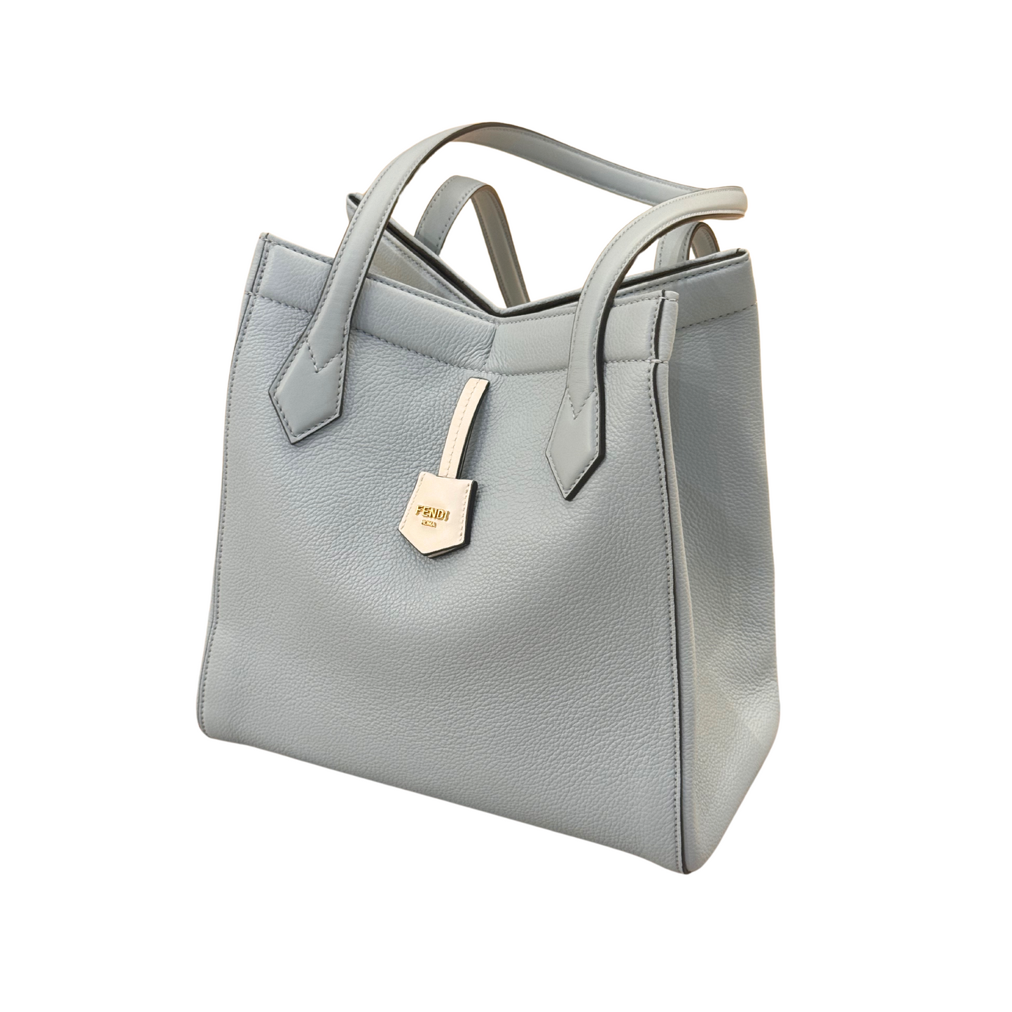 TOTE BAG FENDI ORIGAMI AZZURRA