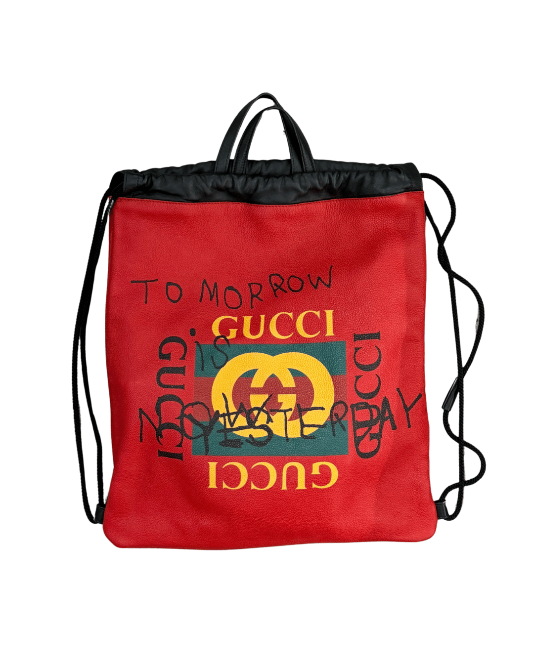 SACCA / ZAINO GUCCI PRINT COCO CAPITAIN ROSSO