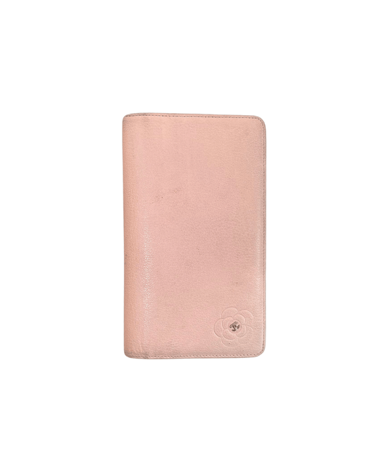 PORTACARTE CHANEL CAMELIA ROSA