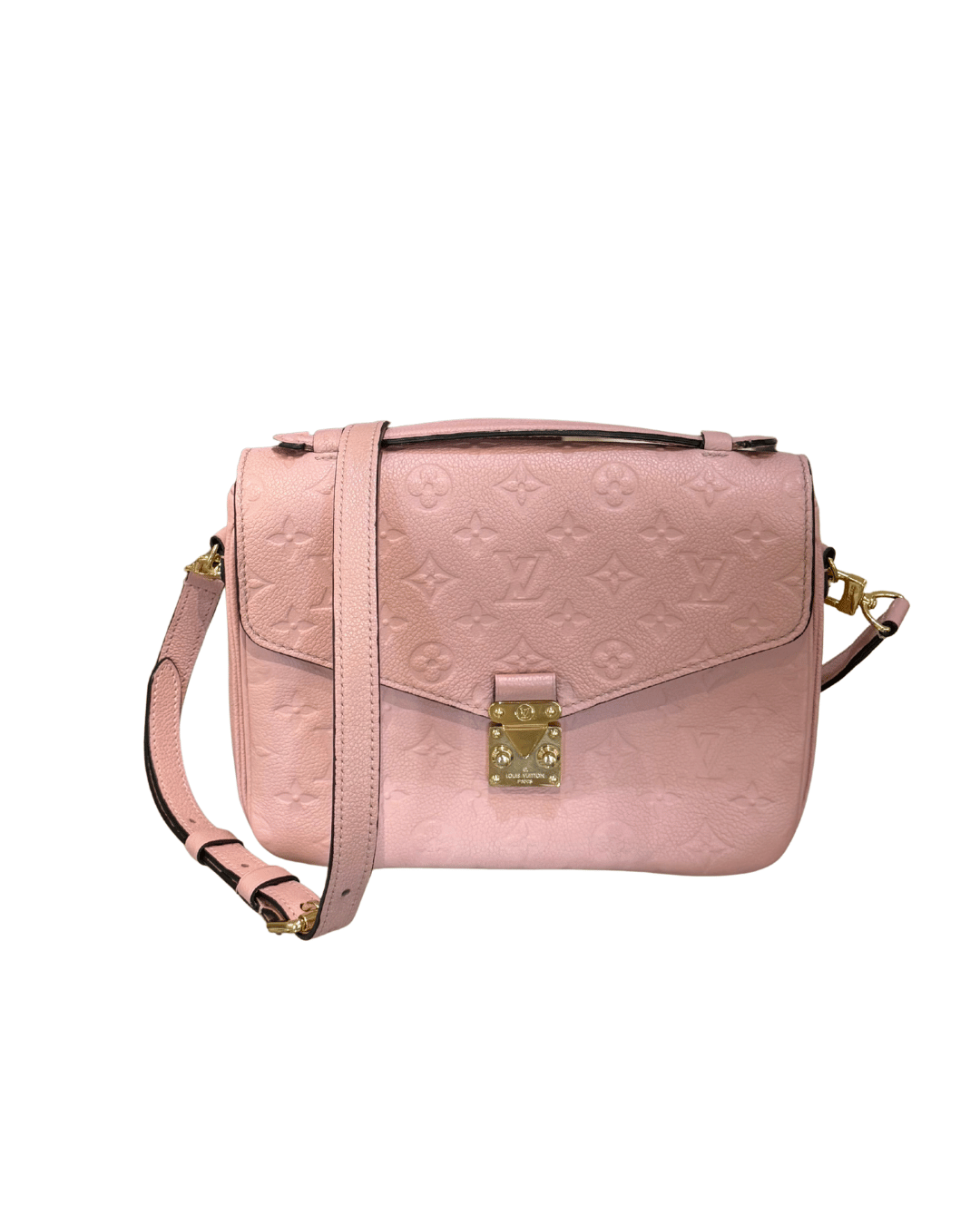 METIS LOUIS VUITTON IN PELLE IMPRESSA ROSA BABY