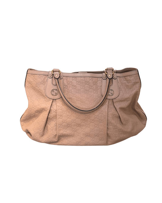 GUCCI GUCCISSIMA SCARLETT TOTE ROSA ANTICO