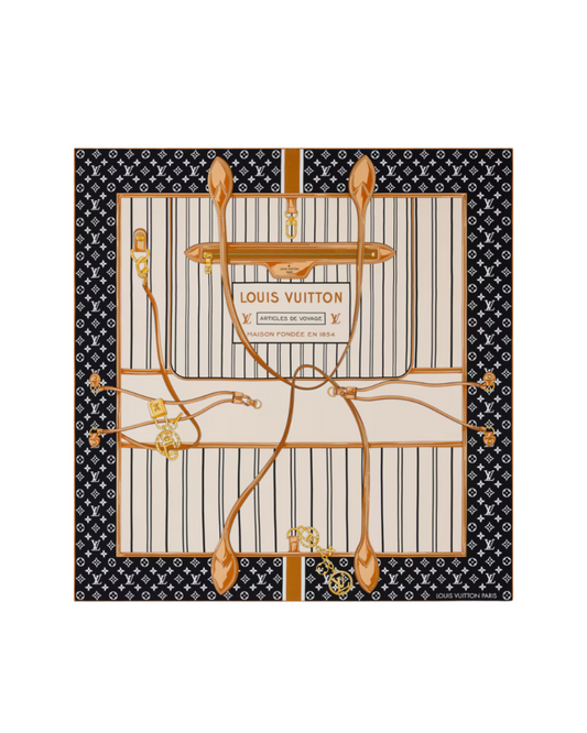 FOULARD MY NEVERFULL LOUIS VUITTON NERO