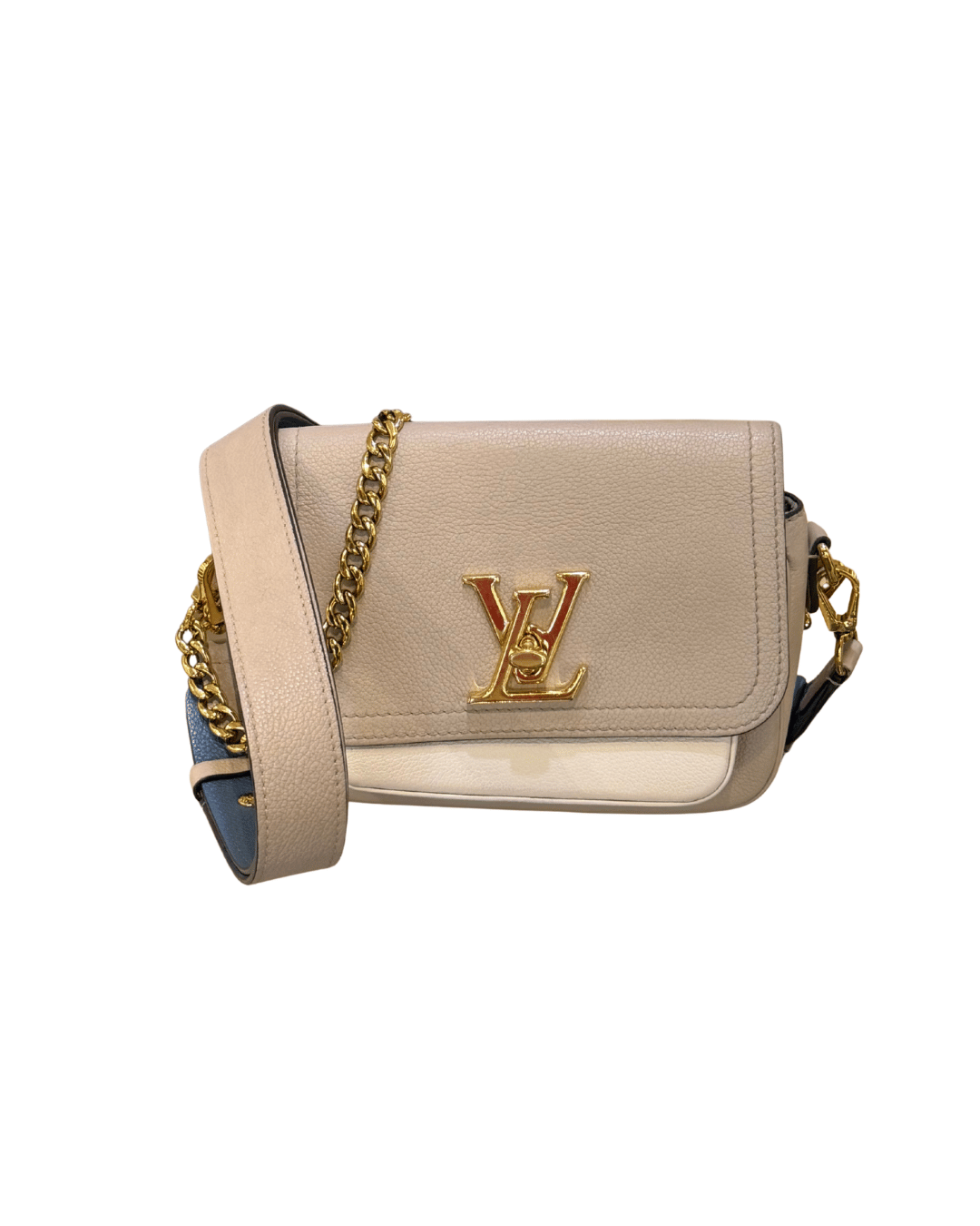 LOCKME EVER MINI LOUIS VUITTON TRICOLORE PELLE