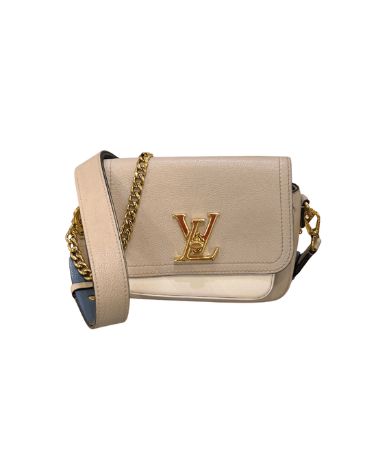 LOCKME EVER MINI LOUIS VUITTON TRICOLORE PELLE