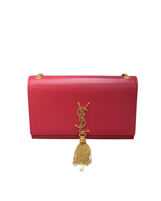 KATE MEDIA YSL PELLE LISCIA ROSSA