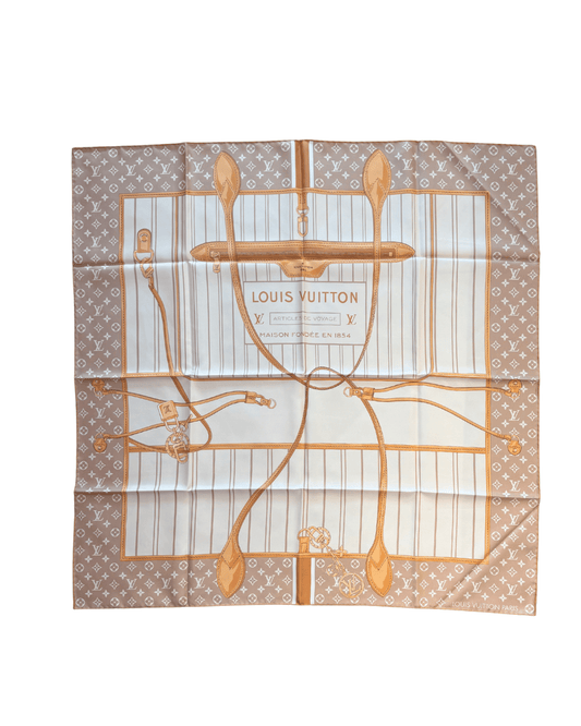 FOULARD LOUIS VUITTON MY NEVERFULL BEIGE