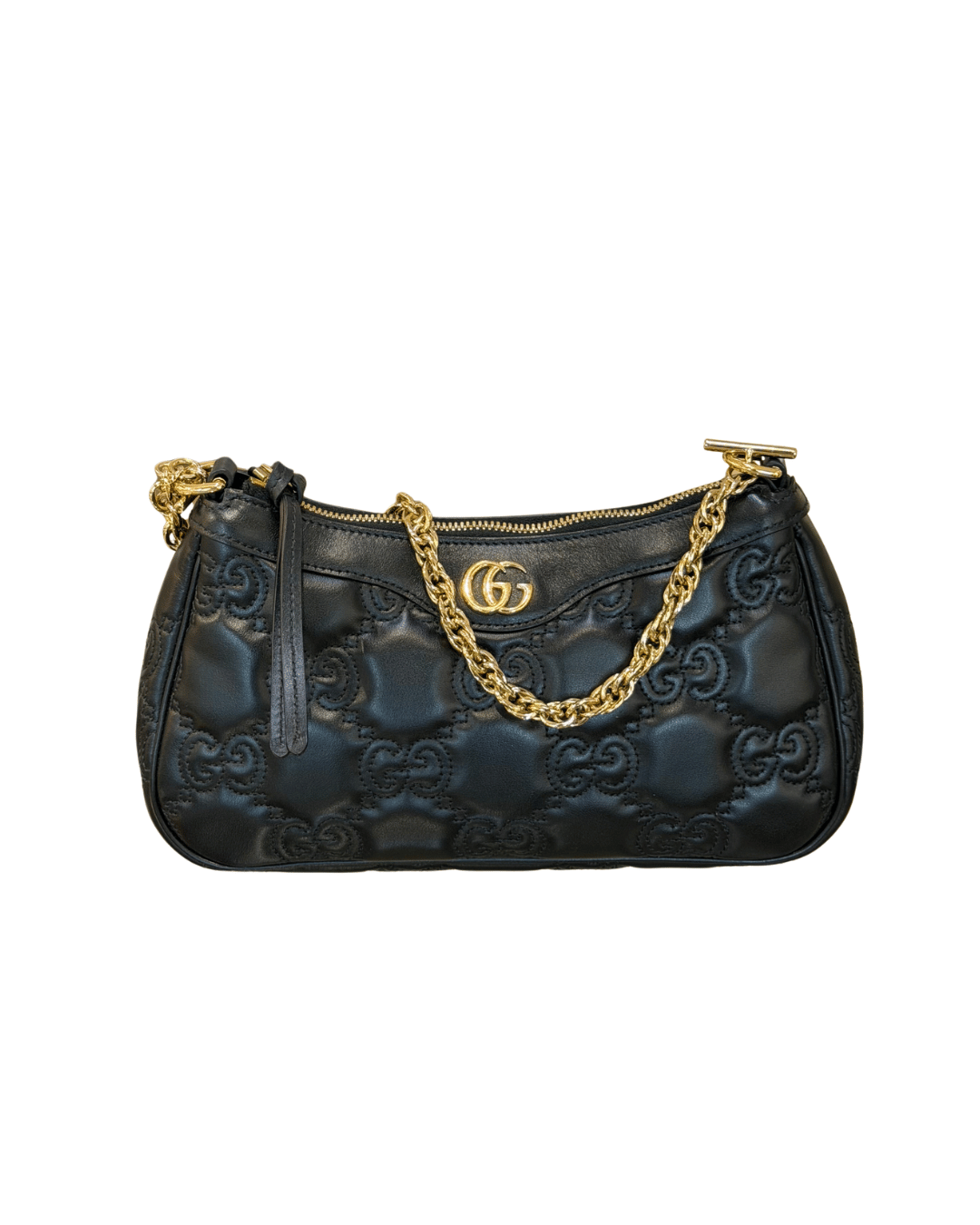 POCHETTE GUCCI PELLE GG SOFT CON TRACOLLA E CATENA