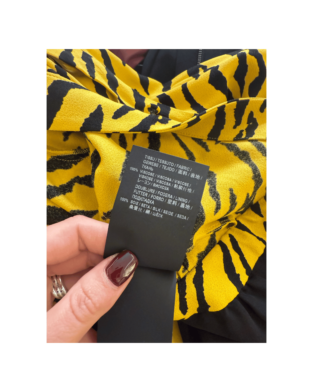 ABITO ANIMALIER YVES SAINT LAURENT