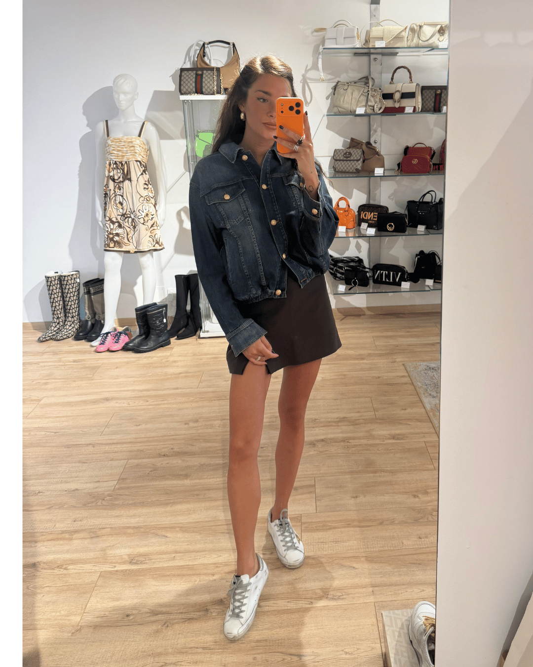 GIACCA JEANS BALMAIN BOTTONI DORATI Tg S