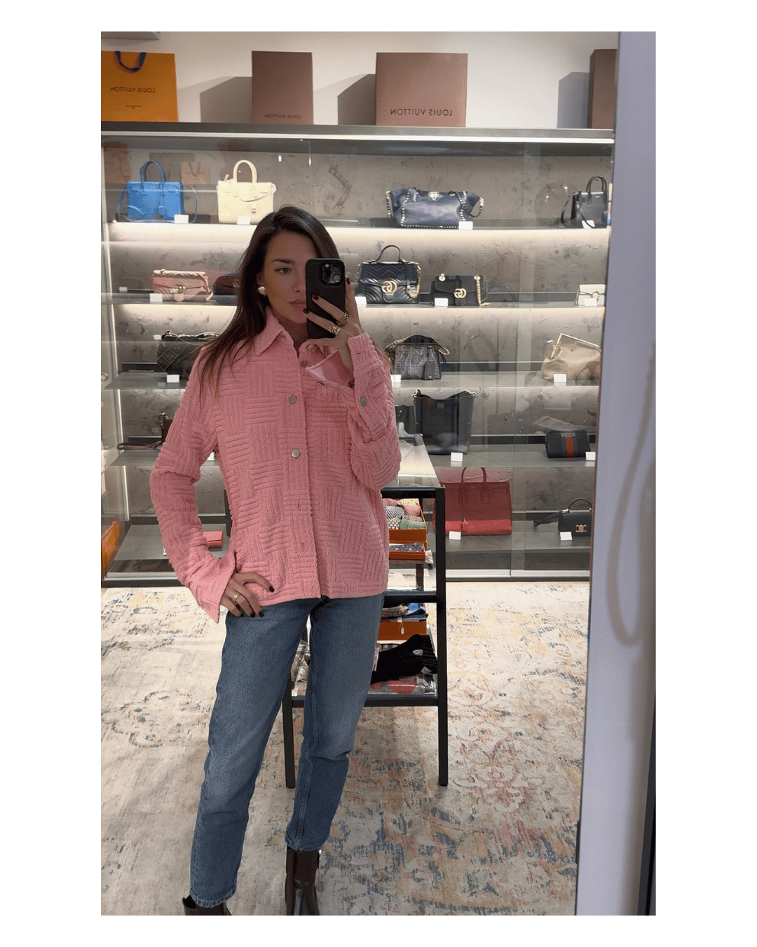 CAMICIA IN SPUGNA ROSA BOTTEGA VENETA