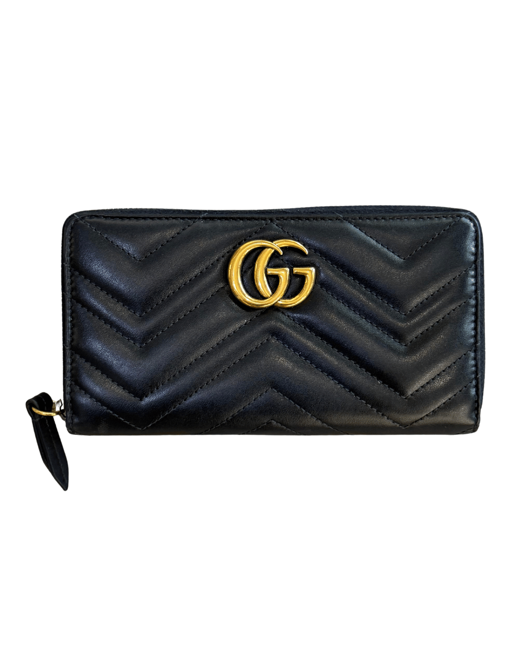 PORTAFOGLIO GUCCI MARMONT NERO PELLE MATELASSE