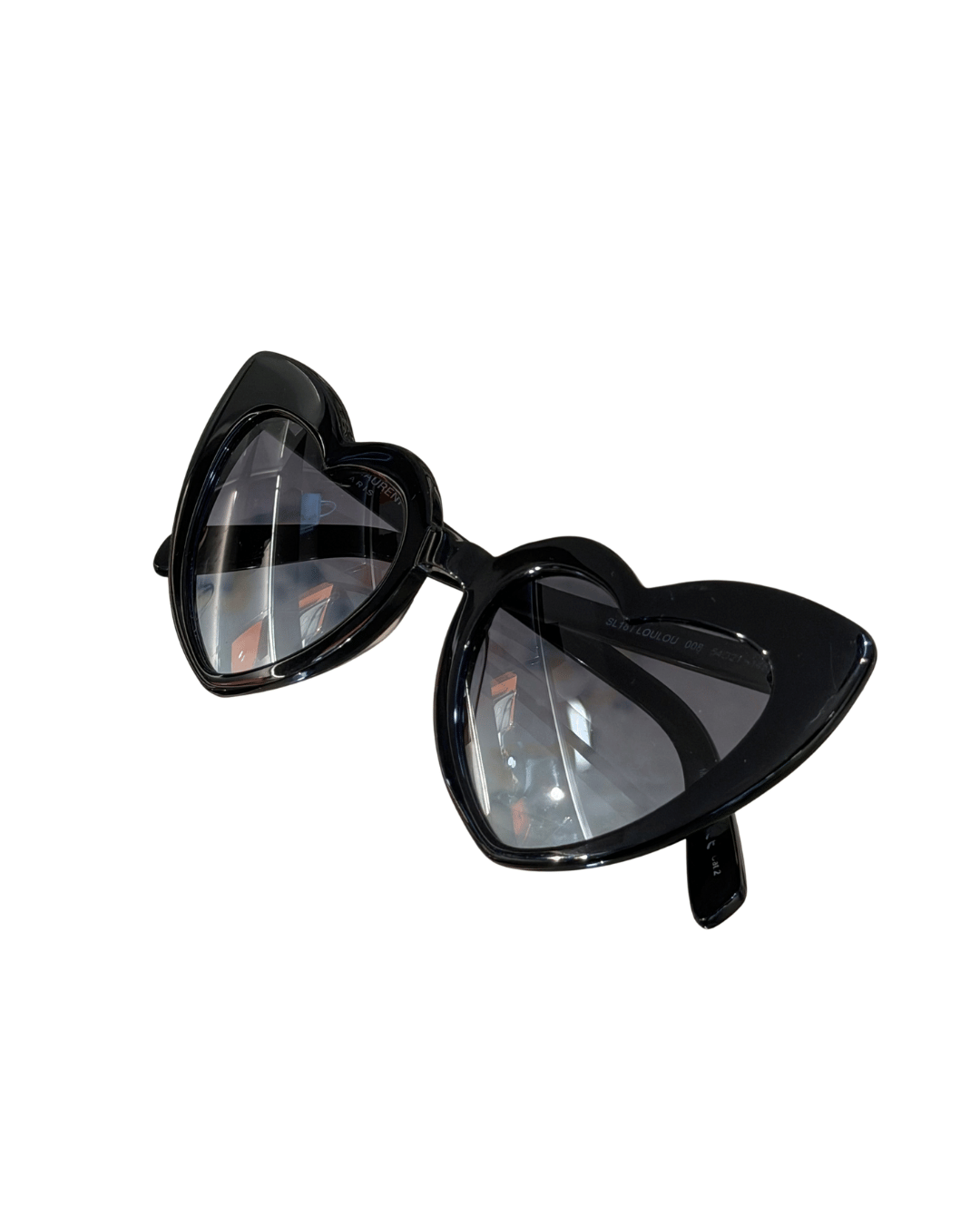 OCCHIALI YSL FORMA DI CUORE NERI