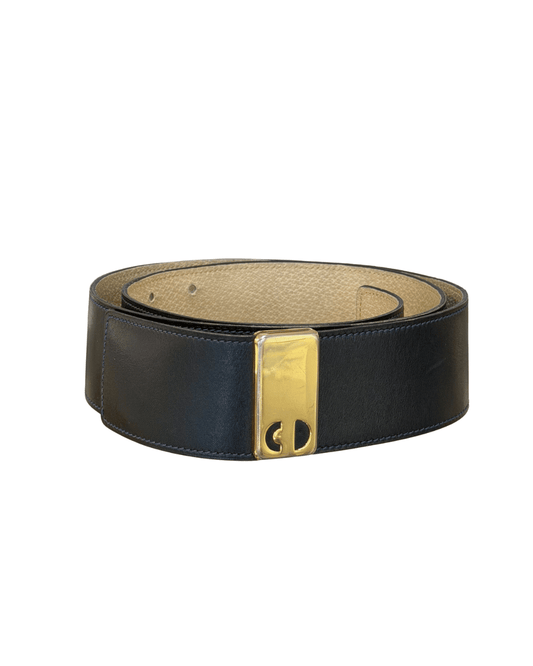 CINTURA VINTAGE DIOR BLU NOTTE