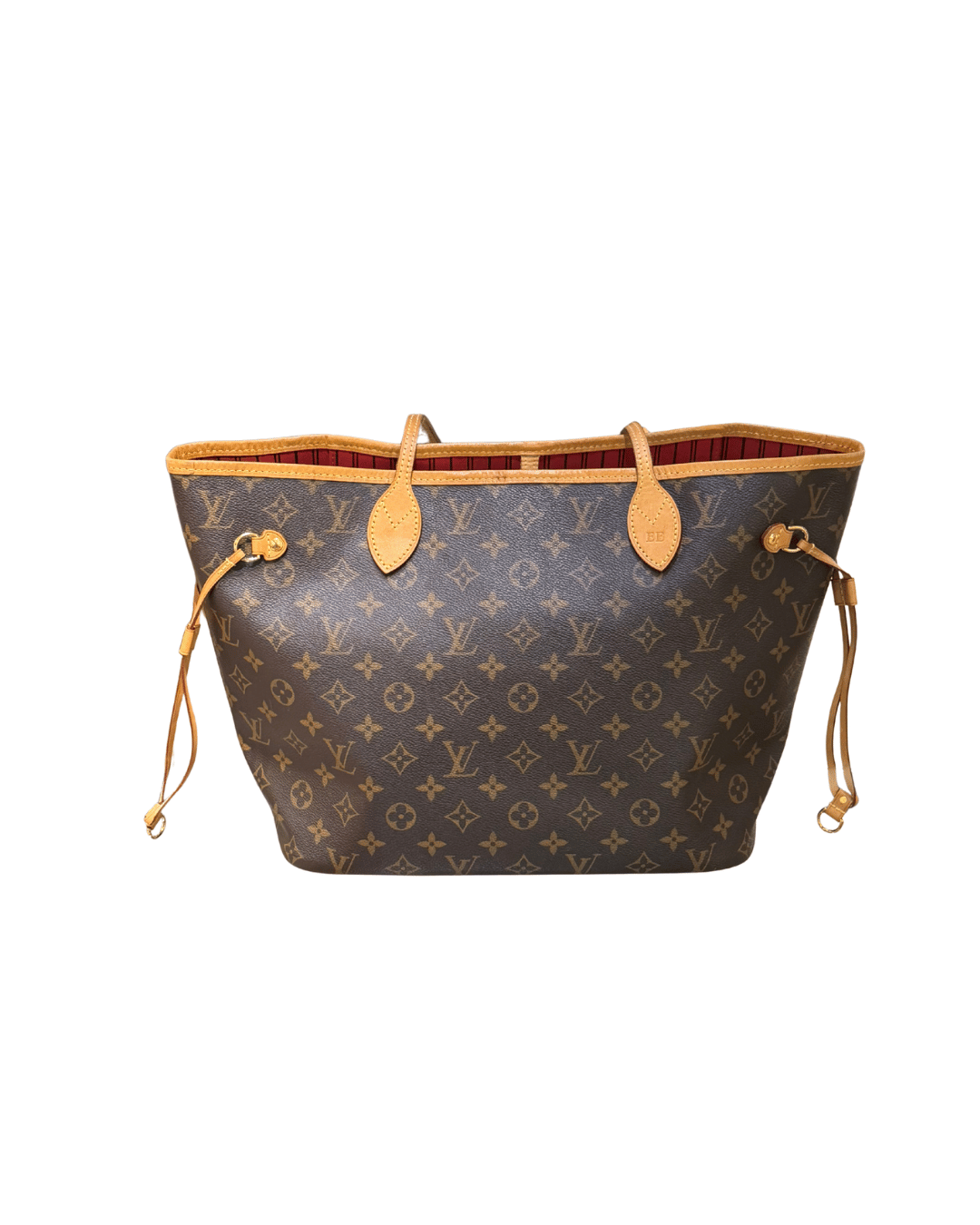 NEVERFULL MM LOUIS VUITTON MONOGRAM INTERNO ROSSO