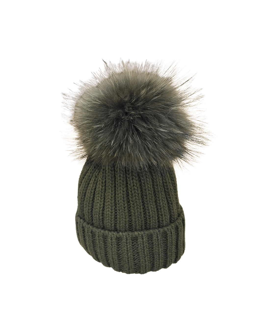 CUFFIA CON POMPOM IN VOLPE