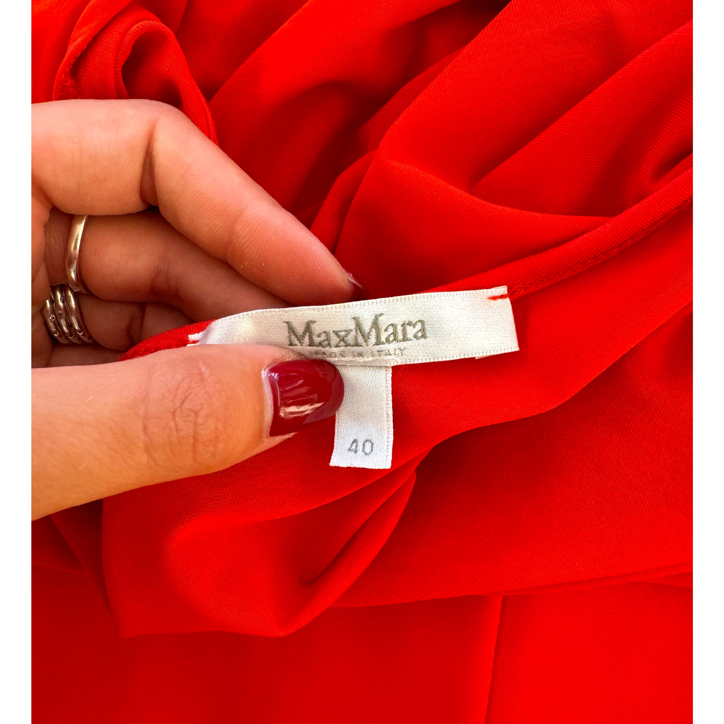 VESTITO ROSSO MAX MARA