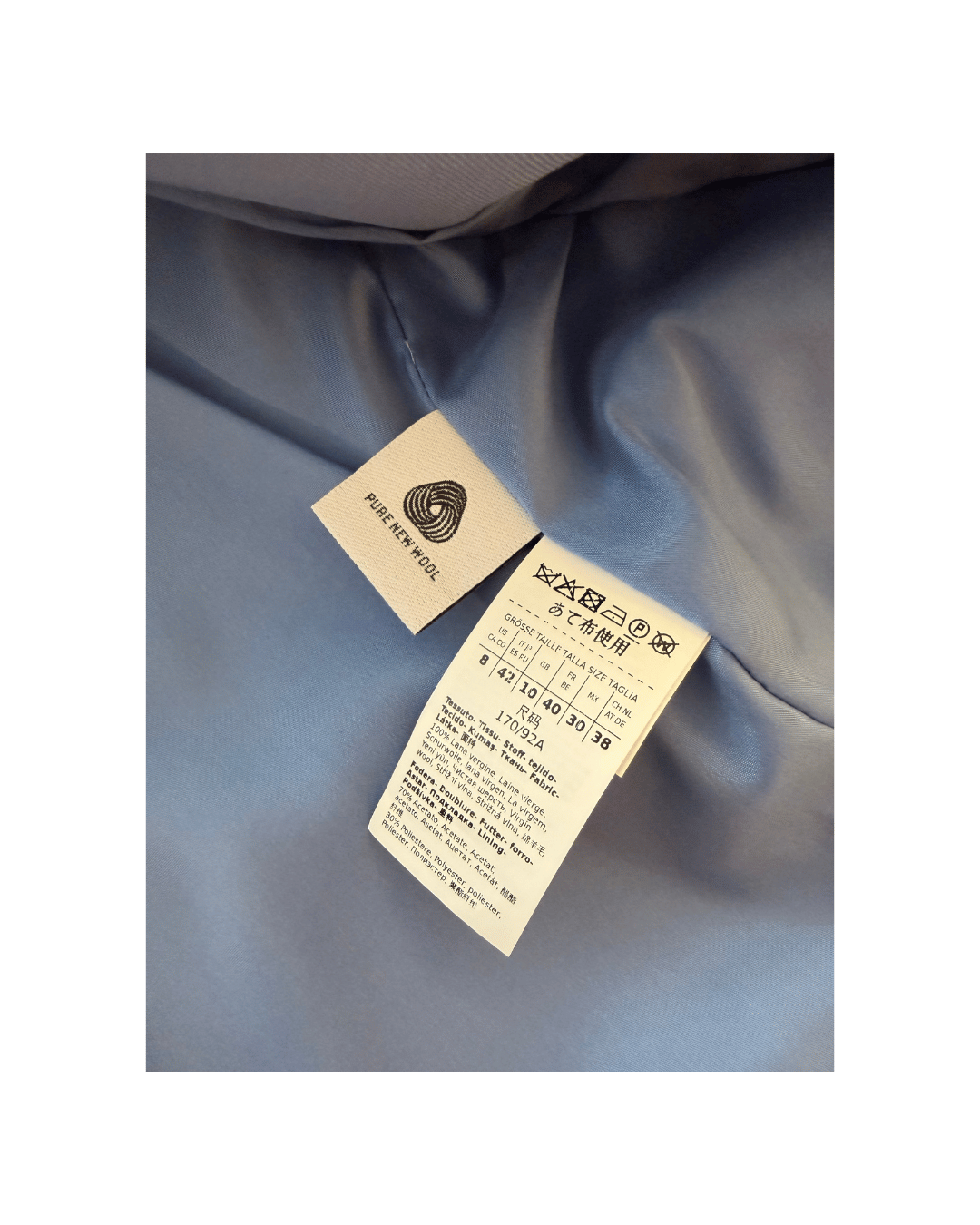 BLAZER MAXMARA DOPPIPETTO AZZURRO Tg 42