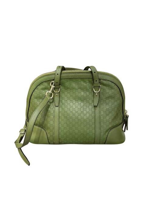 BORSA GUCCI GUCCISSIMA VERDE CON TRACOLLA