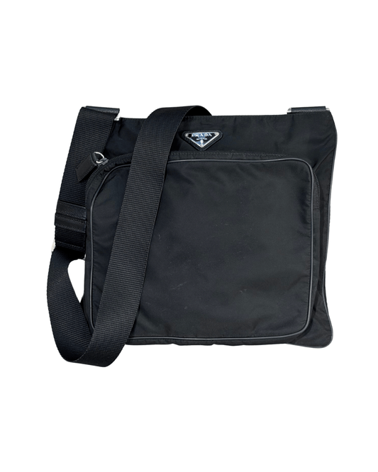 TRACOLLA UNISEX PRADA TESSUTO TECNICO NERO