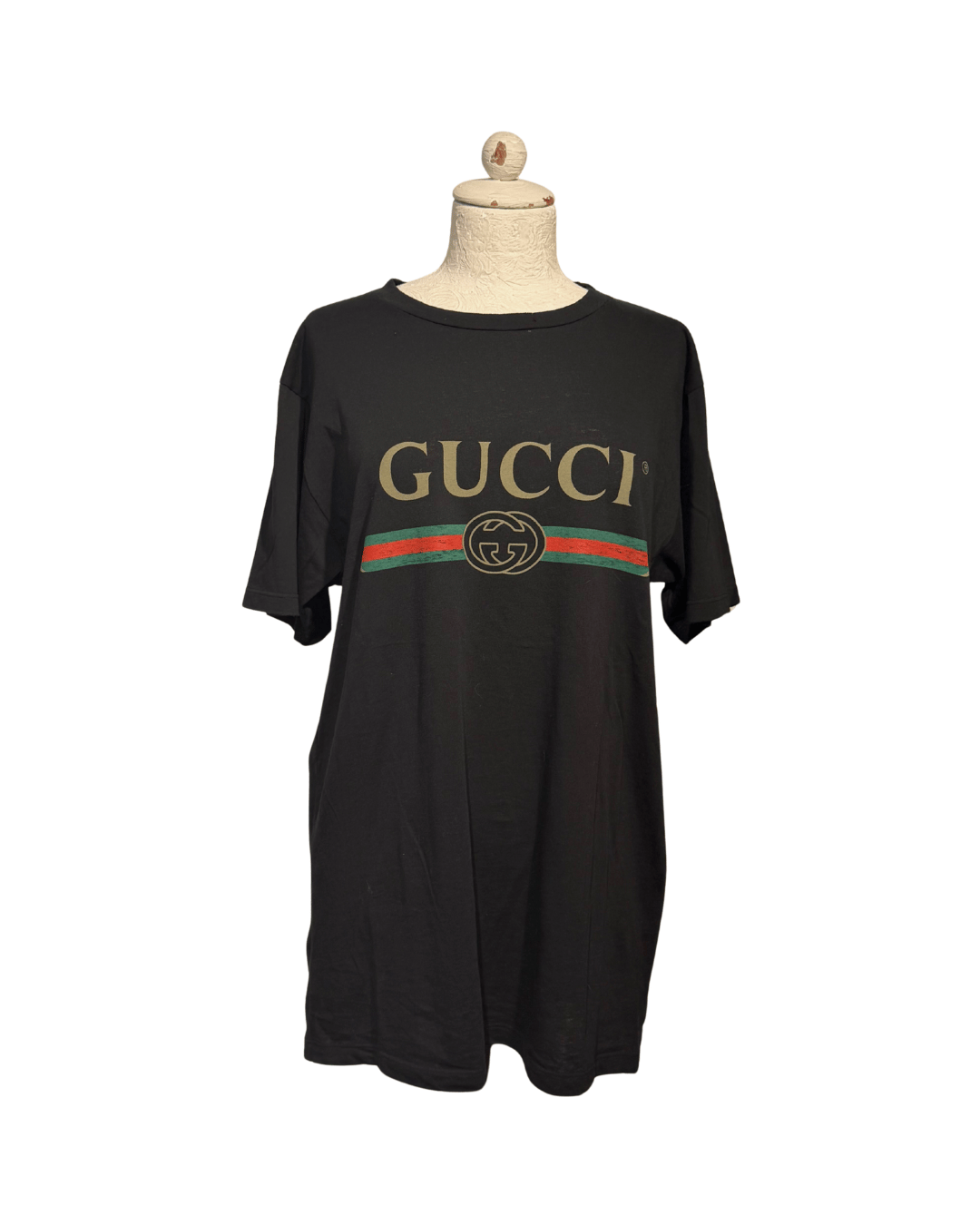 TSHIRT NERA GUCCI Tg S