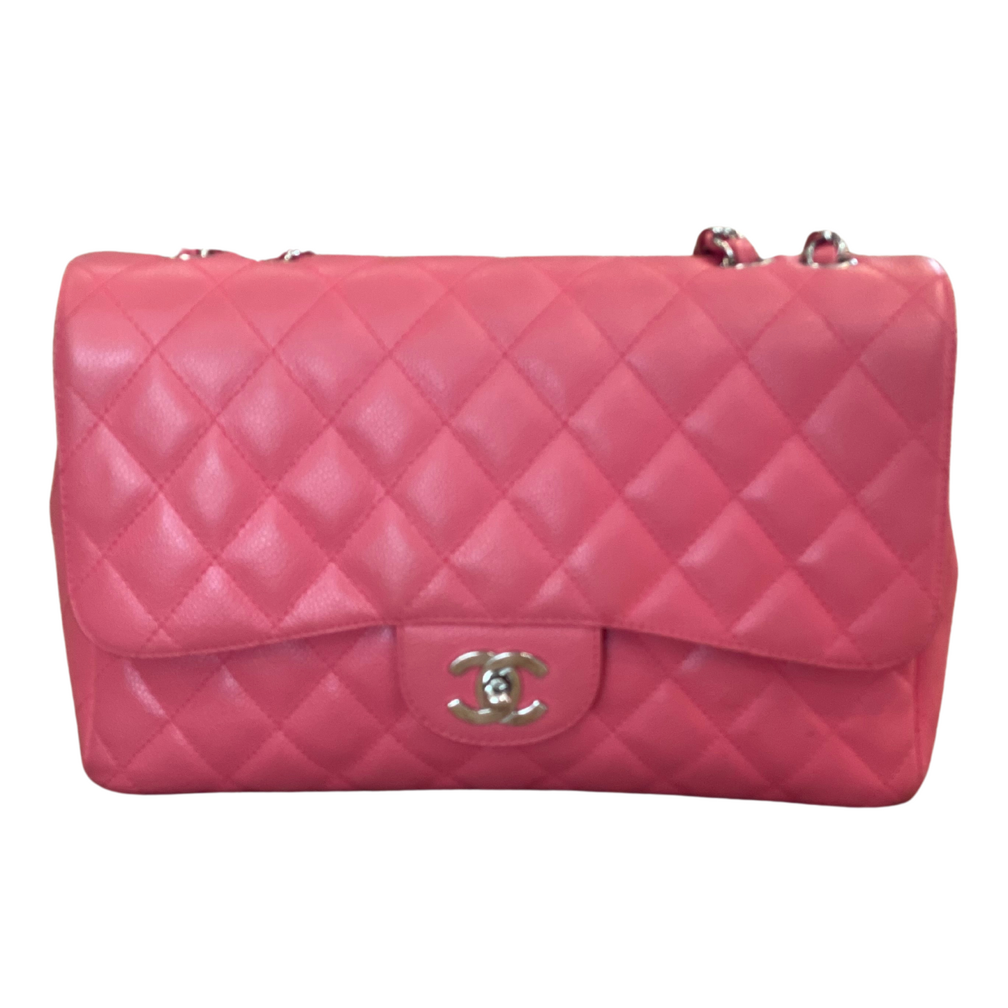 CHANEL CLASSIC FLAP JUMBO ROSA