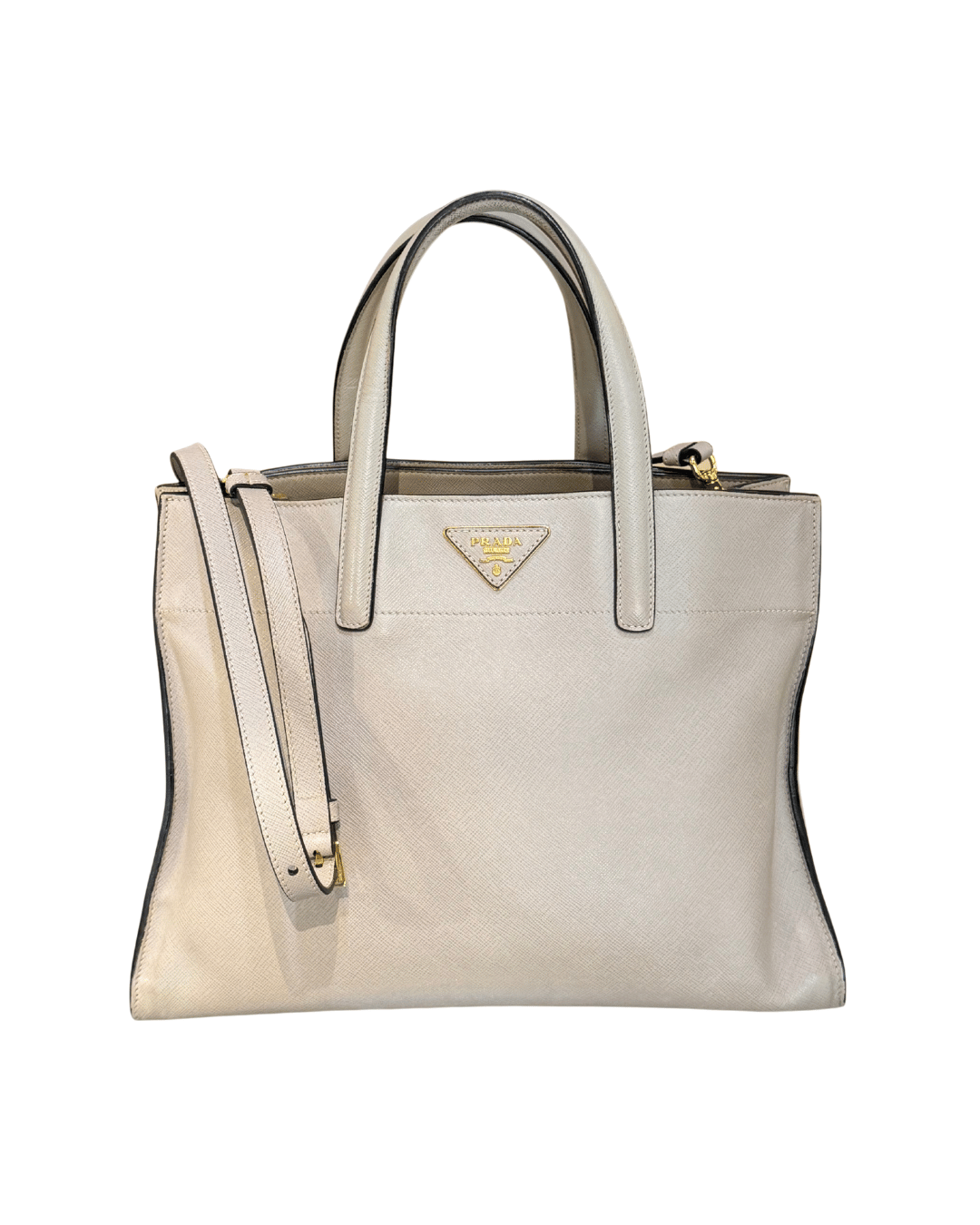 BORSA PRADA GRIGIA CON TRACOLLA