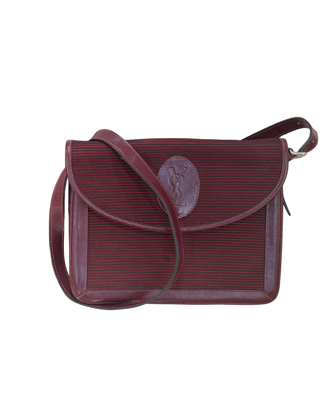 POCHETTE VINTAGE YSL BORDEAUX