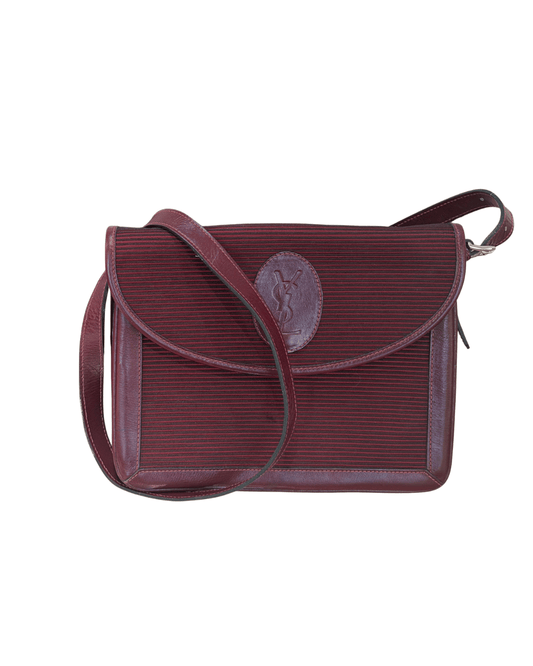 POCHETTE VINTAGE YSL BORDEAUX