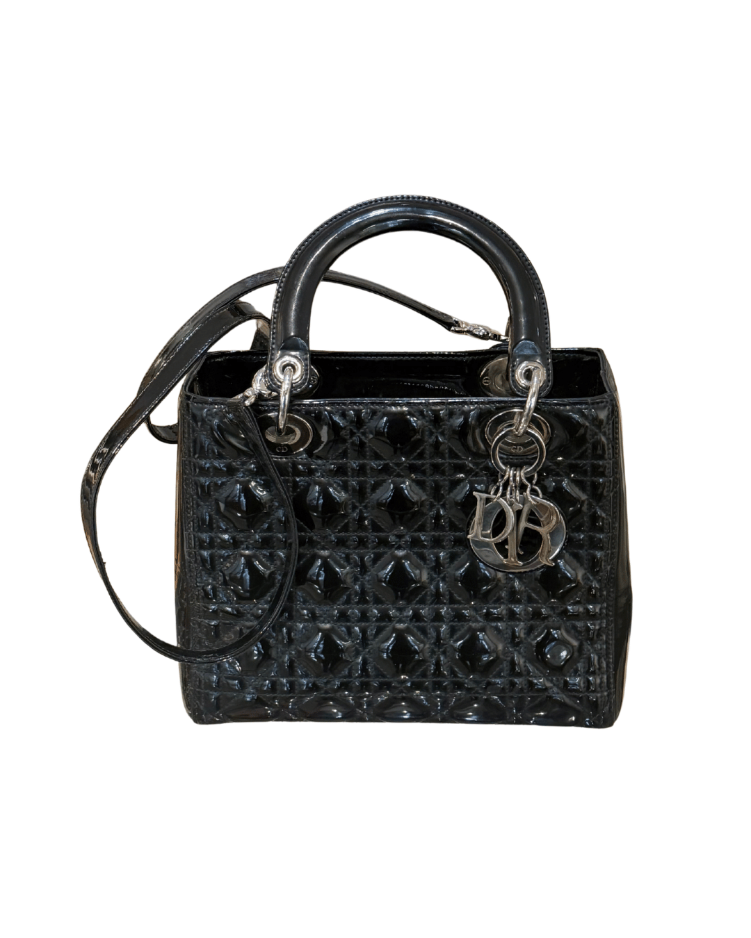 LADY DIOR MEDIA VERNIS NERA HARDWARE ARGENTO