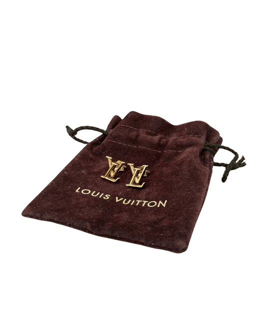 ORECCHINI LV ICONIC DORATI CON DUST