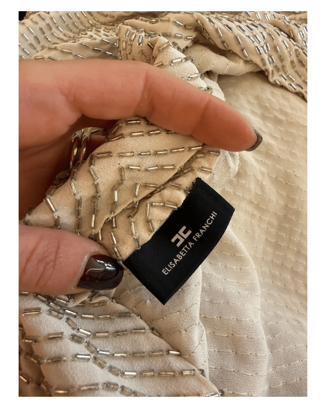 MINI ABITO ELISABETTA FRANCHI CON PERLINE