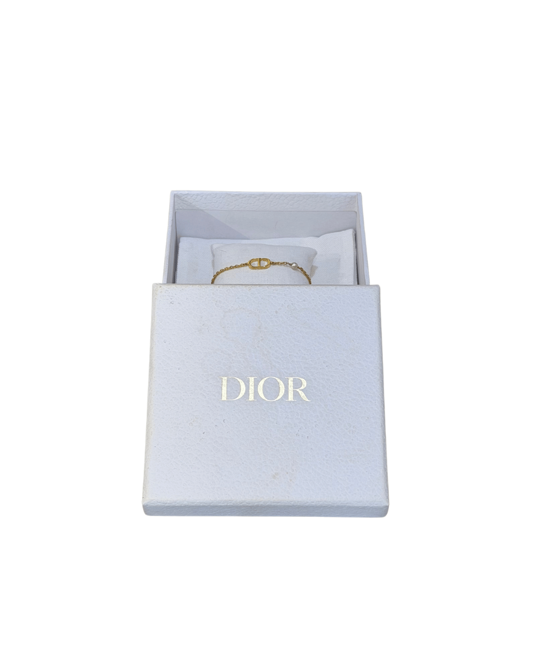 BRACCIALE METALLO DORATO DIOR CON SCATOLA