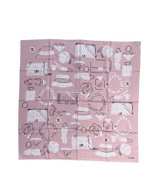 FOULARD CHANEL ROSA