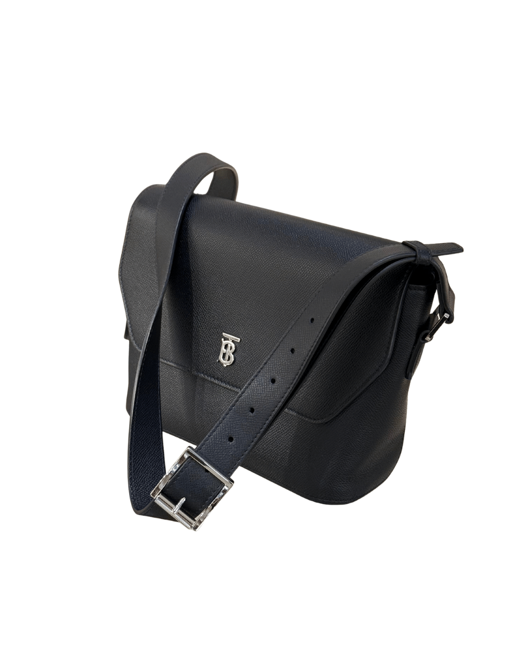 BURBERRY TB SHOULDER BAG PELLE NERA