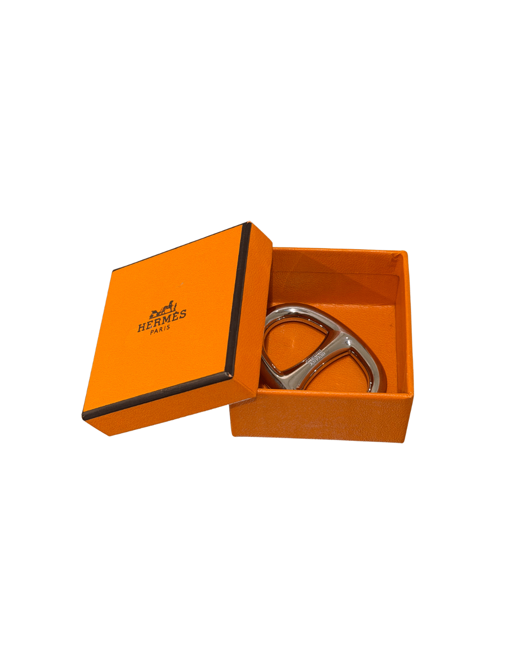 FERMA CARRE HERMES ARGENTATO