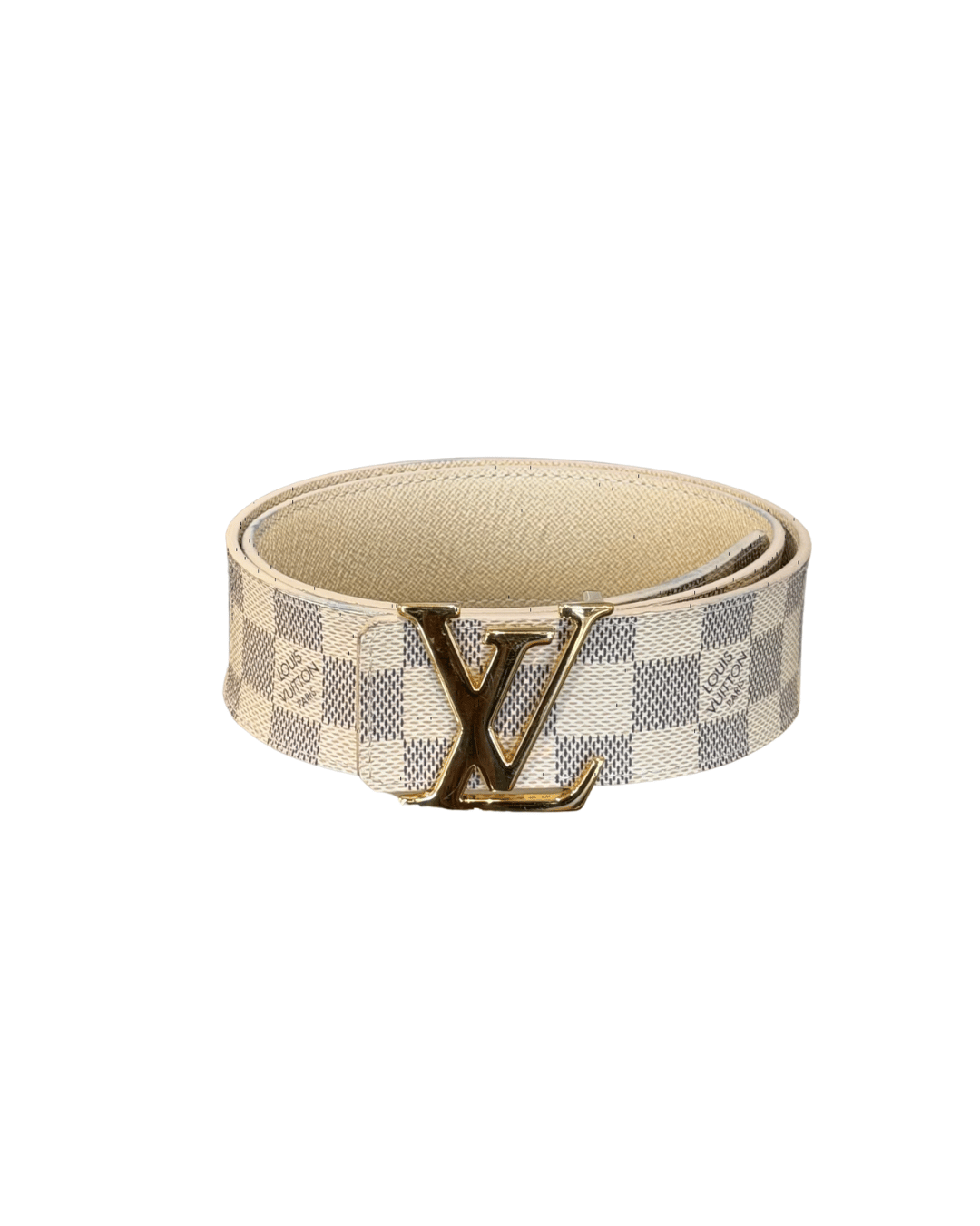 CINTURA INITIALES DAMIER AZUR 80