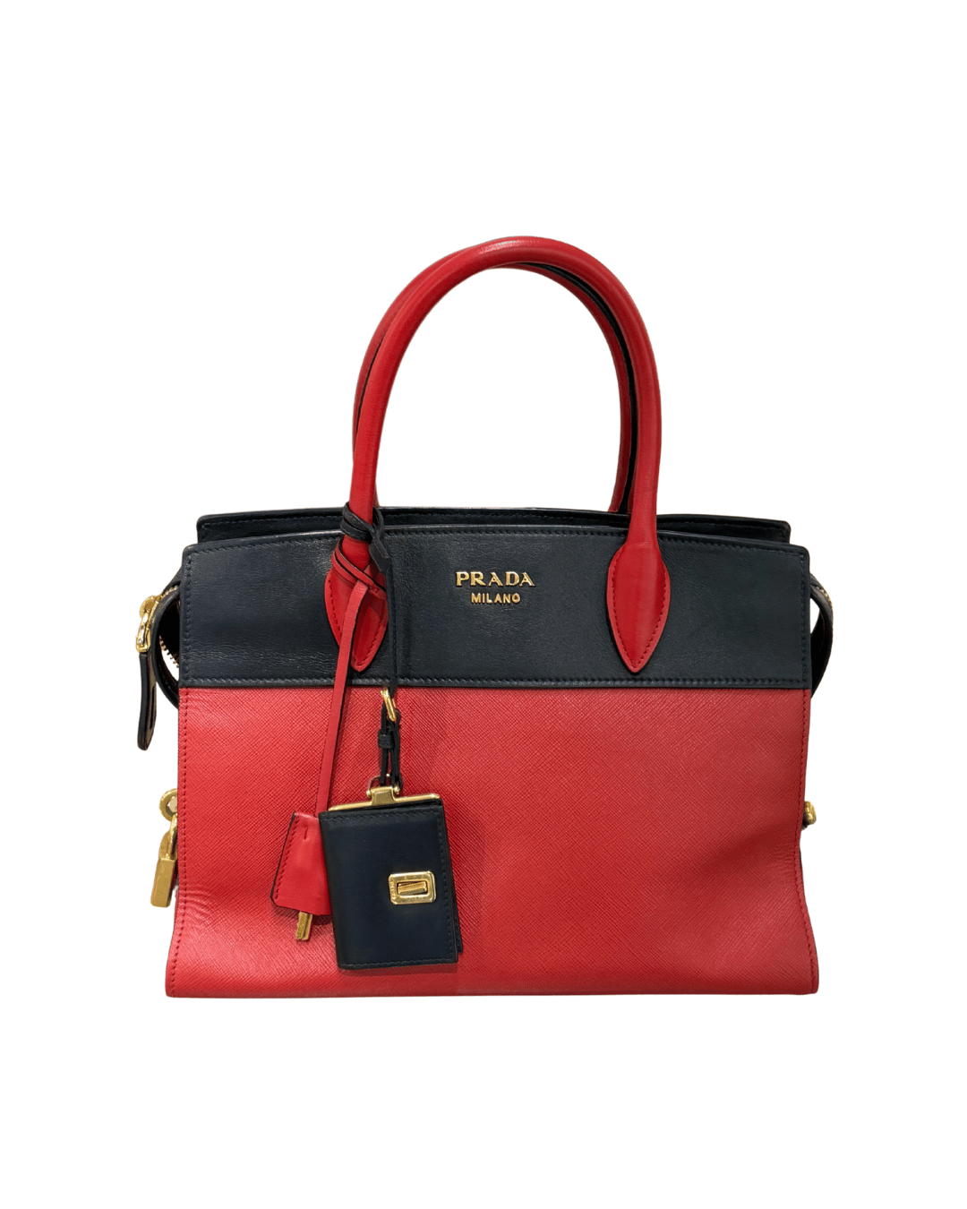 PRADA ESPLANADE BICOLORE ROSSA E NERA
