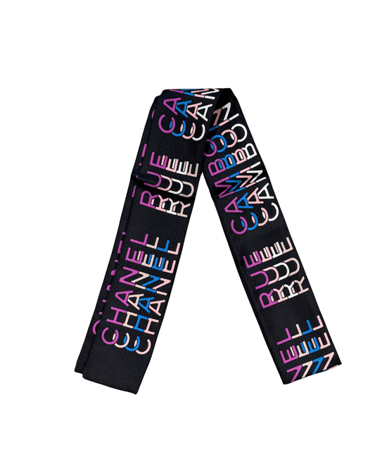 TWILLY CHANEL NERO CON SCRITTE