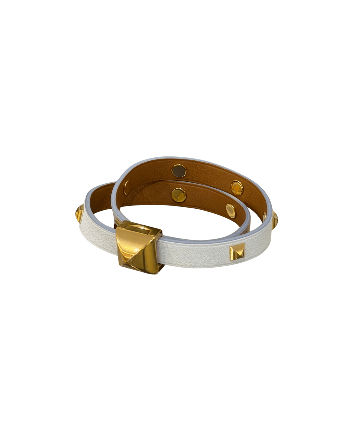 BRACCIALE HERMES BIANCO MEDOR INFINI DOUBLE TOUR Tg M
