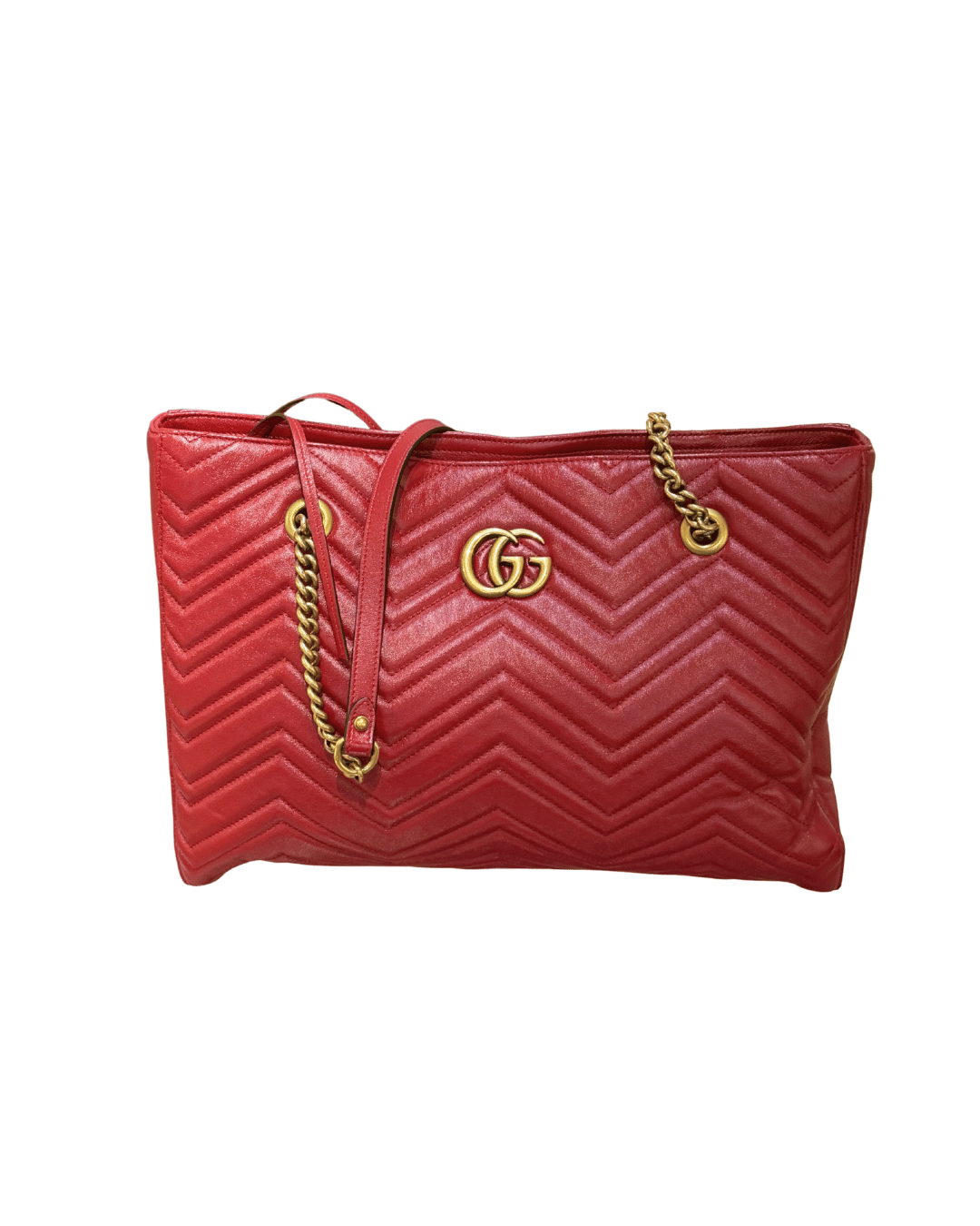 SHOPPER MARMONT GUCCI ROSSA A SPALLA