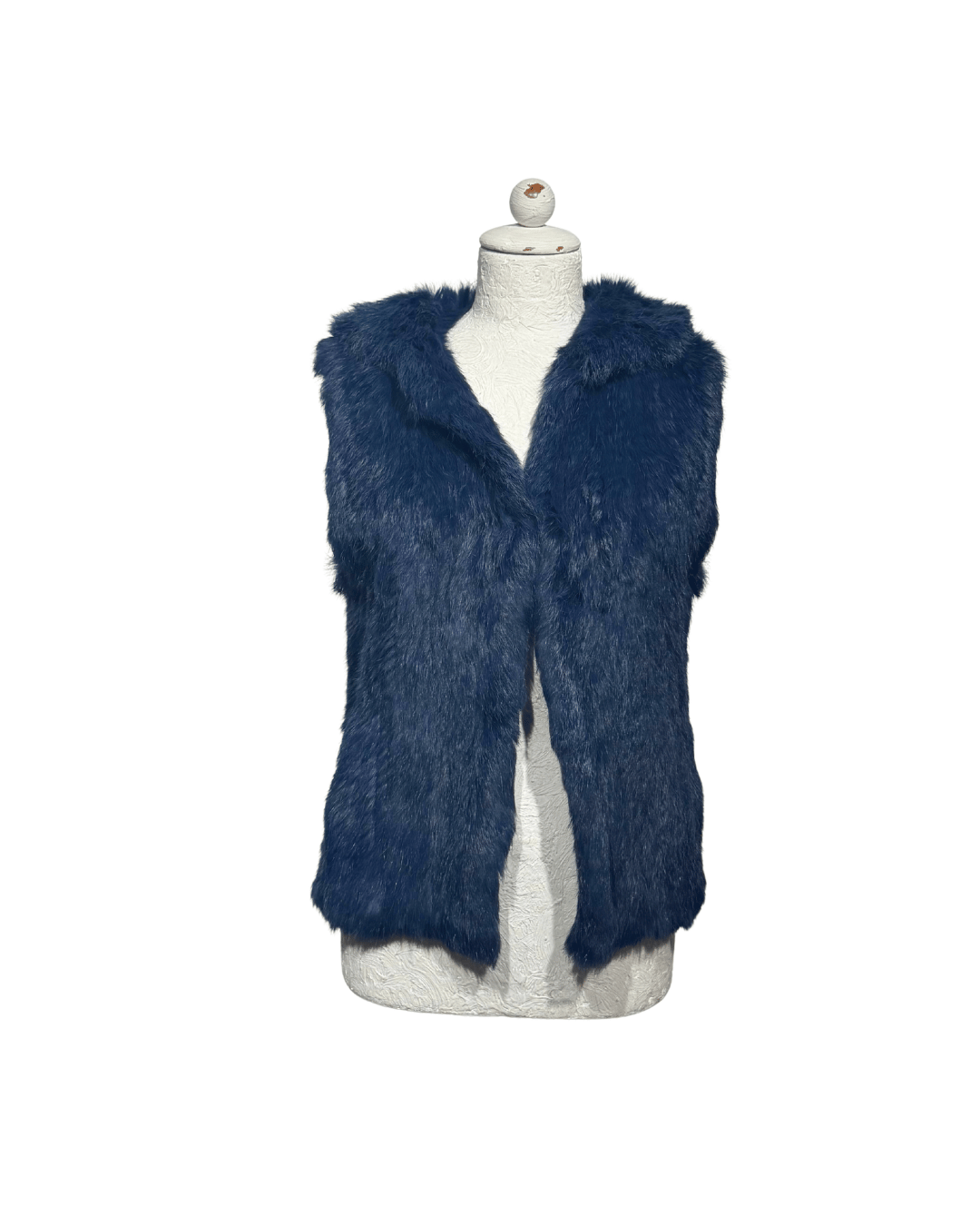 SMANICATO LAPIN BLU CON CAPPUCCIO Tg 40
